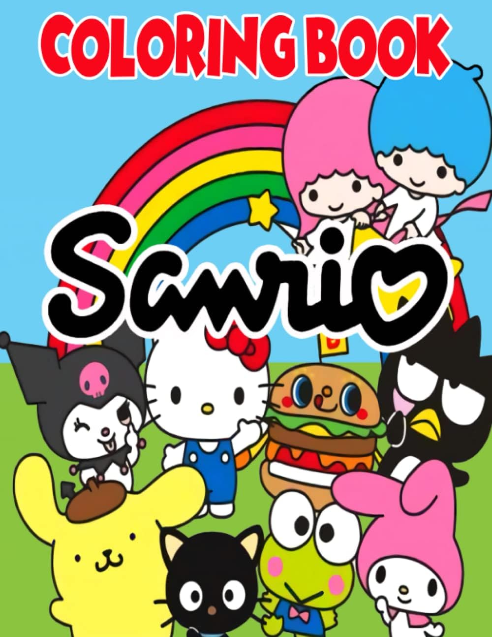 Sanrío Coloring Book: Cool Coloring Book With Lots Of Sanrío Characters Images For Kid And All Fans, Over 120 Stunning Coloring Pages