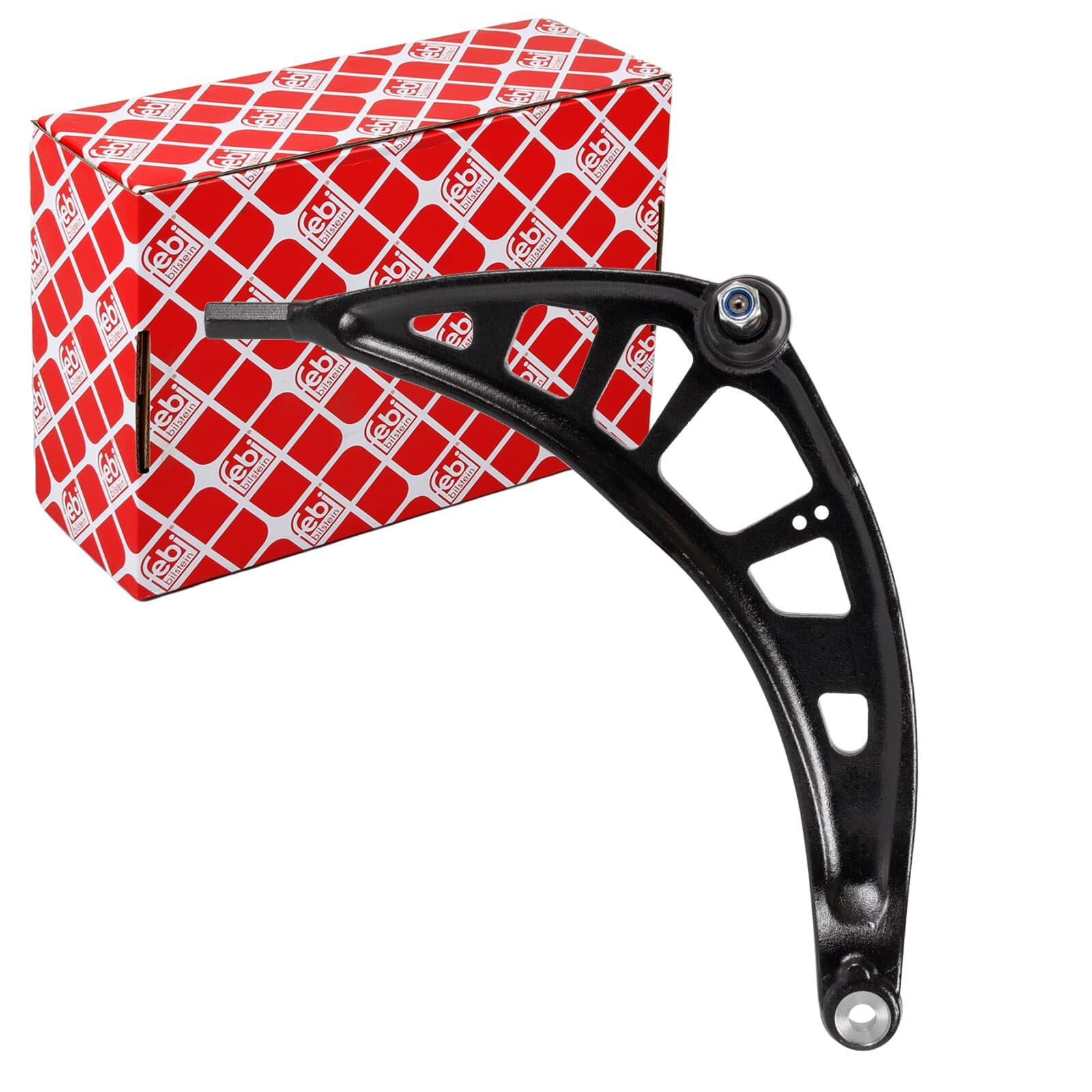 Querlenker vorne links – febi bilstein 170965, ohne Lager, mit Gelenk und Sicherungsmutter, 1 Stück