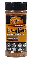 Vista 8 de Dizzy Pig Dizzy Dust - Condimento multiusos para barbacoa (coctelera de un cuarto de galón) – Hecho a mano en los Estados Unidos – Temporada