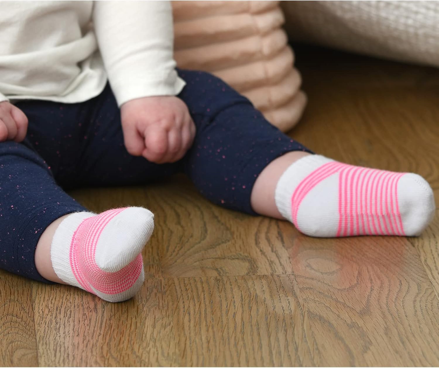 Fruit of the Loom Baby 22-Pack Grow & Fit Flex Zones Low Cut Stretch Socks - Unisex, Girls, Boys - Image 3