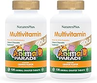 Vista 9 de NaturesPlus Animal Parade Gold Multivitamínico Masticables para niños, sabor a cereza, 60 tabletas masticables en forma de animal, con vitamina D3