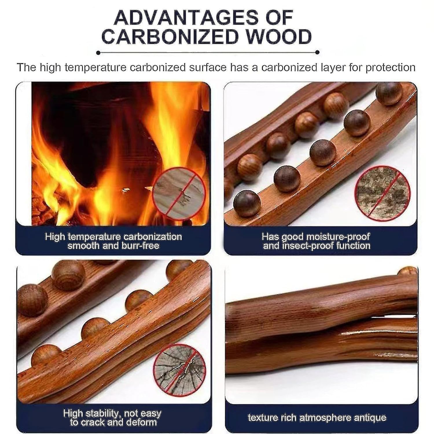 ACUWORLD Massage Roller stick Wood Gua Sha Tool Wooden Scraping Therapy Massage for Body Neck Shoulder Back Massager for, Muscle Belly Relief Tool (10 ball) ACUWORLD Massage Roller stick Wood Gua Sha Tool Wooden Scraping Therapy Massage for Body Neck Shoulder Back Massager for, Muscle Belly Relief Tool (10 ball)