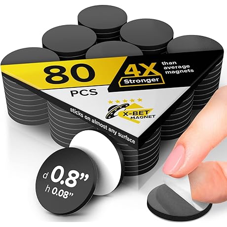 Extend Your Display: 80 Magnetic Dots Enhance Display Options