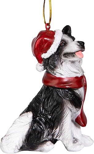 Vista 172 de Design Toscano - Figura de perro para decoración navideña.