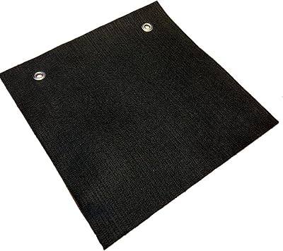 MAGNA TOOLS 12 x 12 Carbonized Felt Pad with GROMMETS for Welders, Plumbers, & Do It Yourselfers. Torch Protector, Spark Protection, Welding, Fire Retardant Blankets Mats Made in USA.