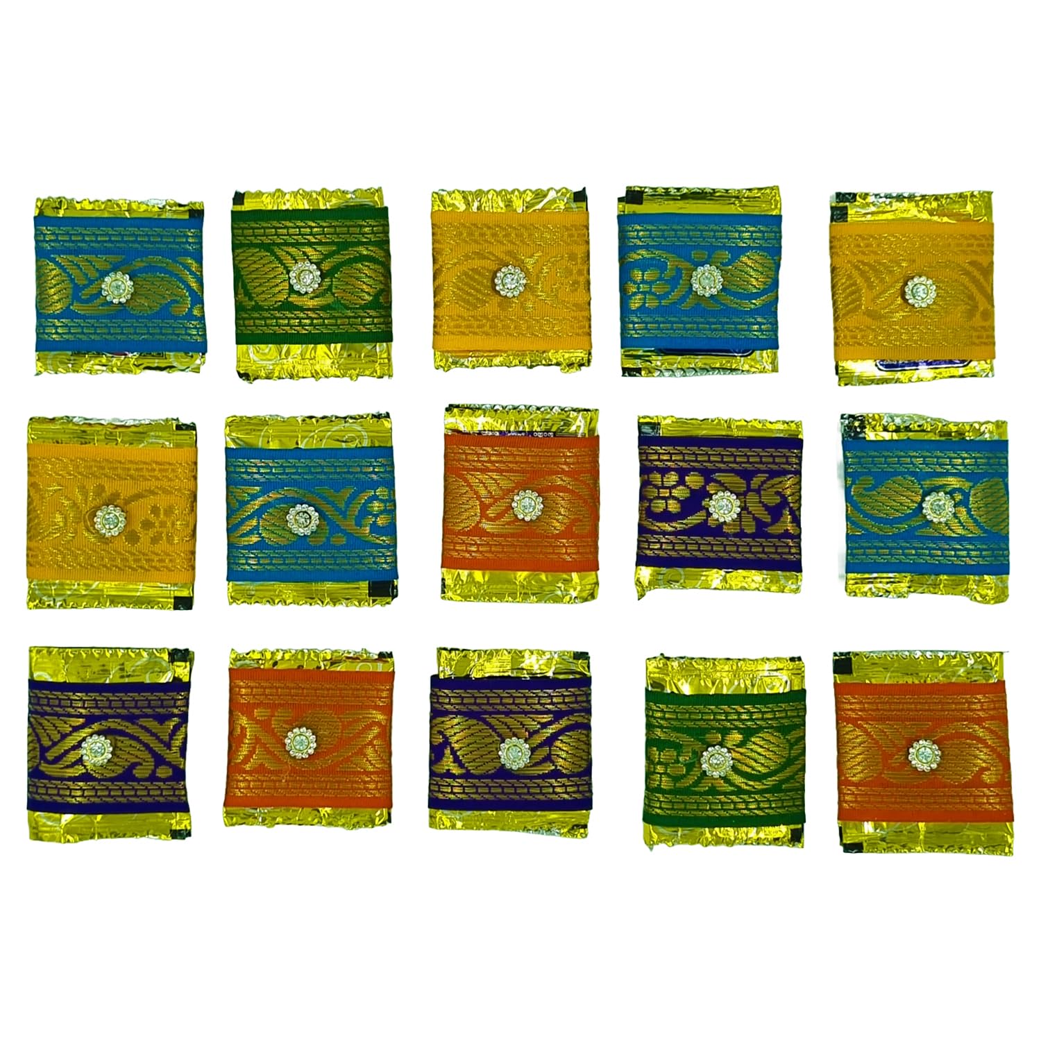 Soul Artisan Thamboolam Turmeric and kumkum Return Gift Set (Pack of 15) Traditional handmade small pouch - tamboolam For religious ceremony Pooja and function | Pack of 15 (B0DH2MRG83) Amazon Price History, Amazon Price Tracker