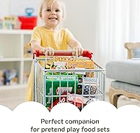 Vista 6 de Melissa & Doug - Carrito de compras con marco de metal resistente, Empaque estándar, Estándar