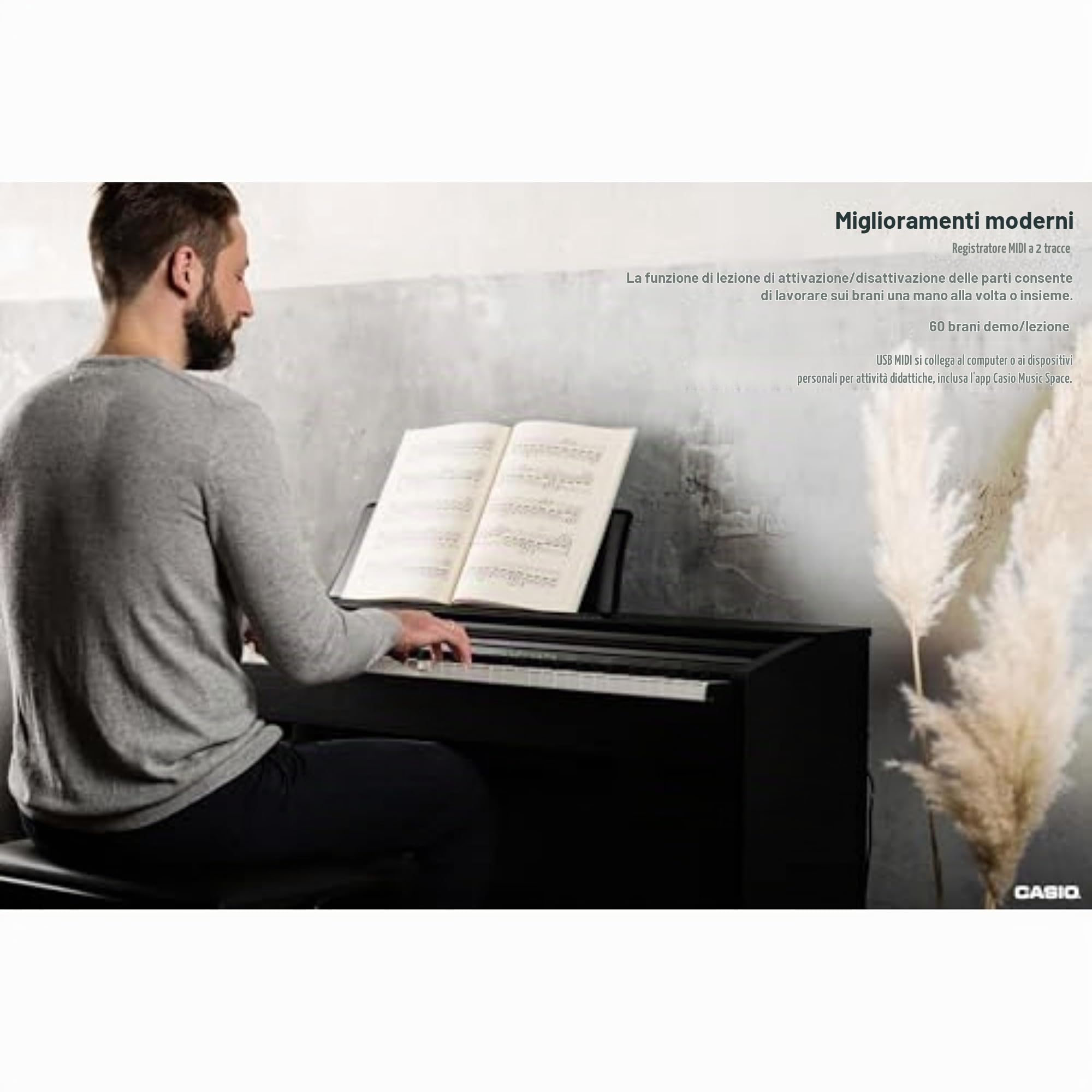 Casio Privia PX770 Pianoforte digitale, Black
