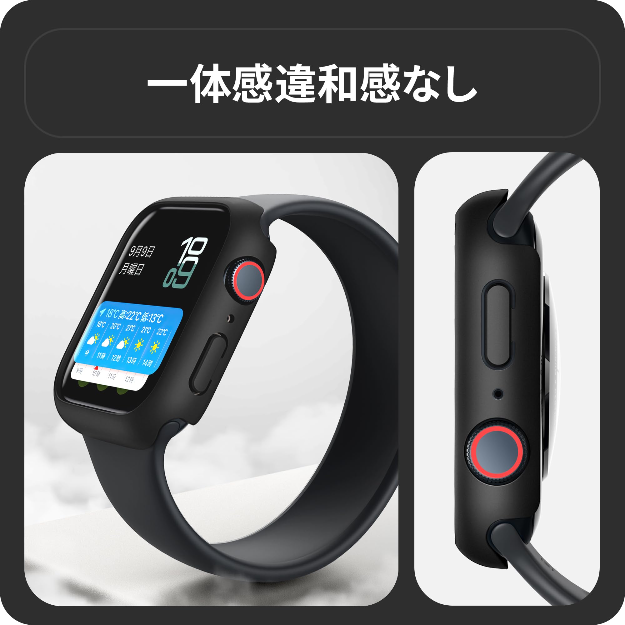 Amazon.co.jp: NIMASO Apple Watch Series 10 46mm 用 ケース スリム 