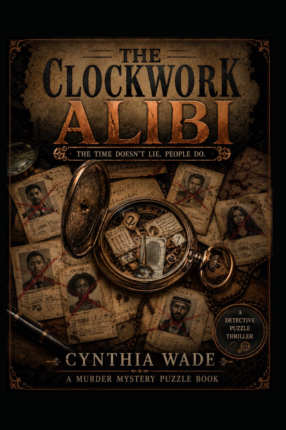 The Clockwork Alibi: An Interactive Murder Mystery Puzzle Book for Adults