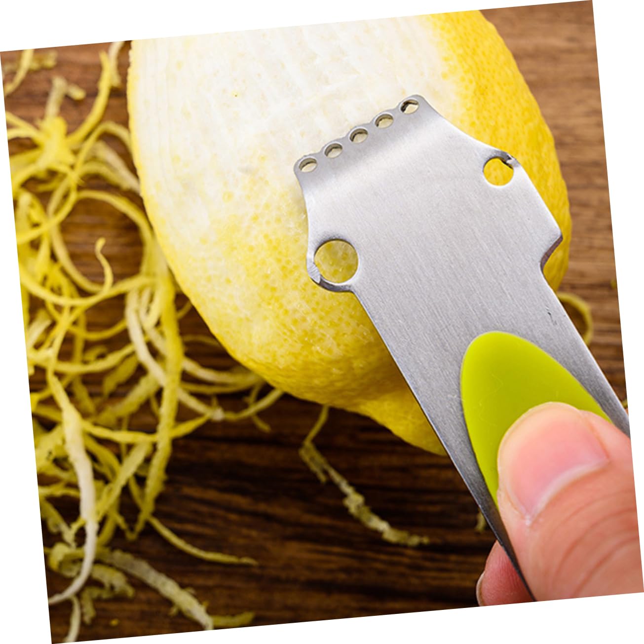 OFFSCH Melon Scraper Watermelon Peeler Lemon Smasher Zester Grater Lemon Zester Tool Set Random Color