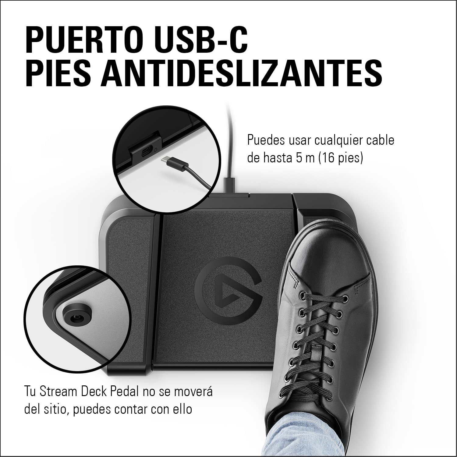 Elgato Stream Deck Pedal, controlador manos libres
