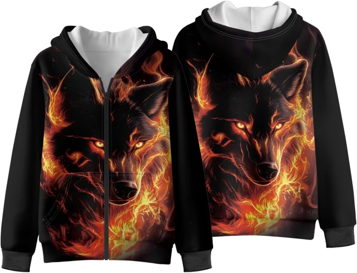 Boys Zip Up Hoodies Trendy Fleece Sweatshirts Casual Jackets Clothes 2025 Fall Fashion Outfits