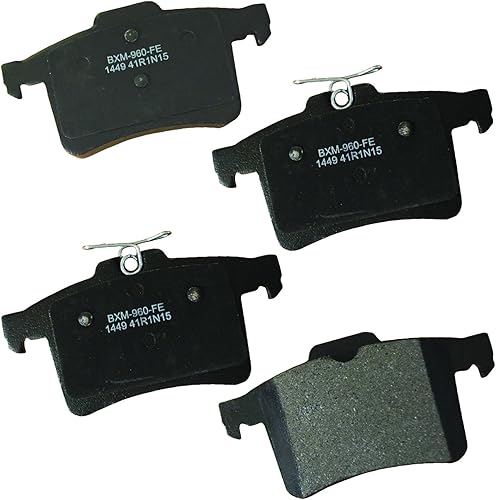 Vista 424 de Bendix Premium SBM8 - Pastillas de freno semimetálicas Premium para modelos seleccionados Buick Special, Camaro, Corvette, Phaeton, Olds F85, Vista