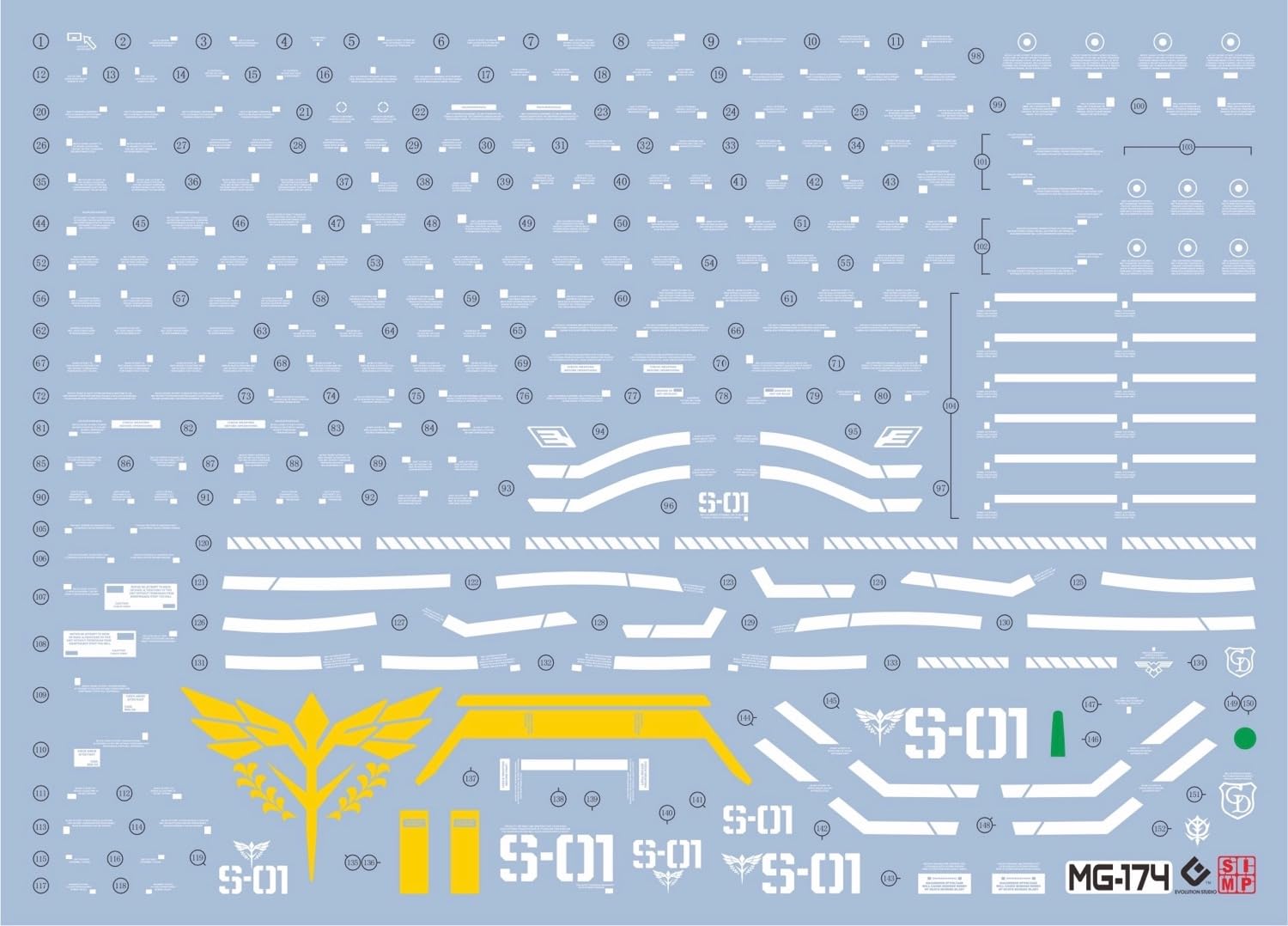 Amazon | 蛍光!! HG RG MG PG RE HiRM ロボット MS ディテールアップ