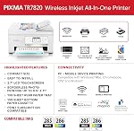 Canon PIXMA TR7820 – Wireless Home All-in-One Printer, White