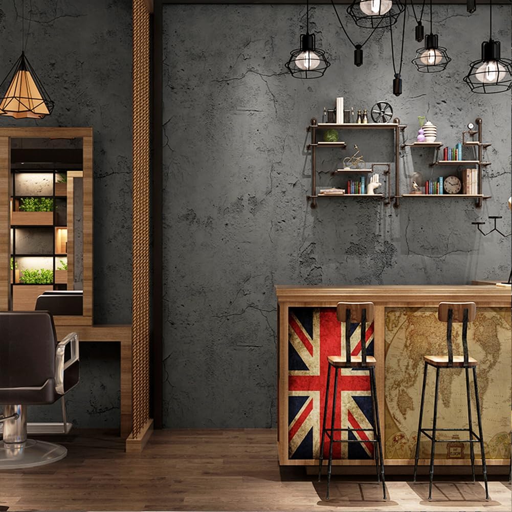 Self-adhesive wallpaper, concrete look, wallpaper, PVC wallpaper, furniture film, waterproof concrete look, adhesive film, wall sticker, wallpaper