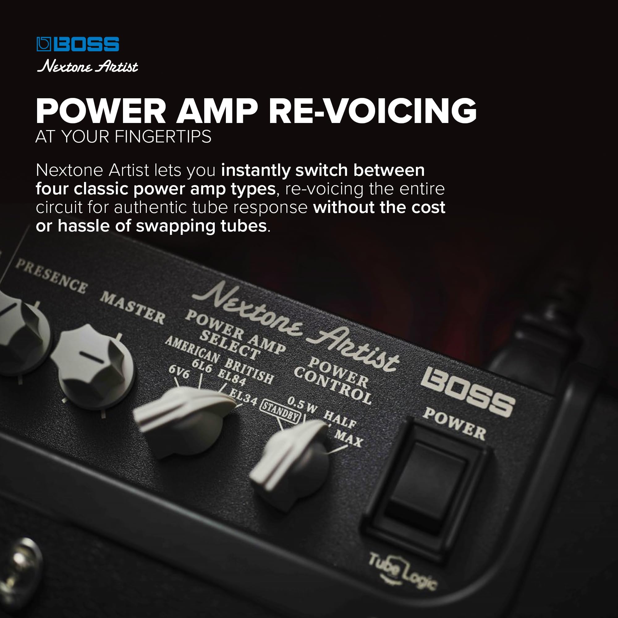 BOSS NEX-ARTIST Amplificatore per Chitarra Nextone Artist, l'Amplificazione per Chitarra di Nuova Generazione, Grazie a Tube Logic