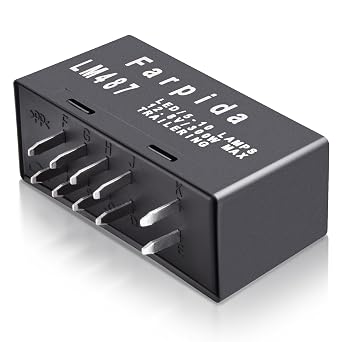 LM487 10383321 15764135 15231201 LED Flasher Relay Turn Signal Compatible with Chevy GMC Cadillac Hummer 2003-2007 Hazard Warning and Turn Signal Flasher, Fix Hyper Flash,for GMT800 Platform