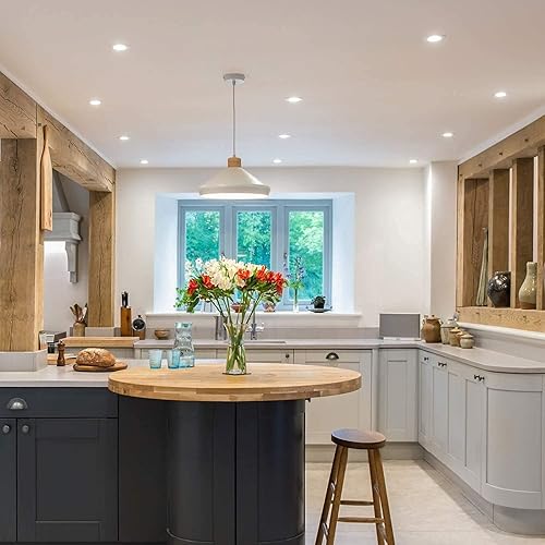 Miniatura 9 de Luz empotrable LED de 8 pulgadas con caja de conexiones, 1 paquete de iluminación LED empotrable ultrafina. Luz diurna de 6000 K, 18 W 110 V