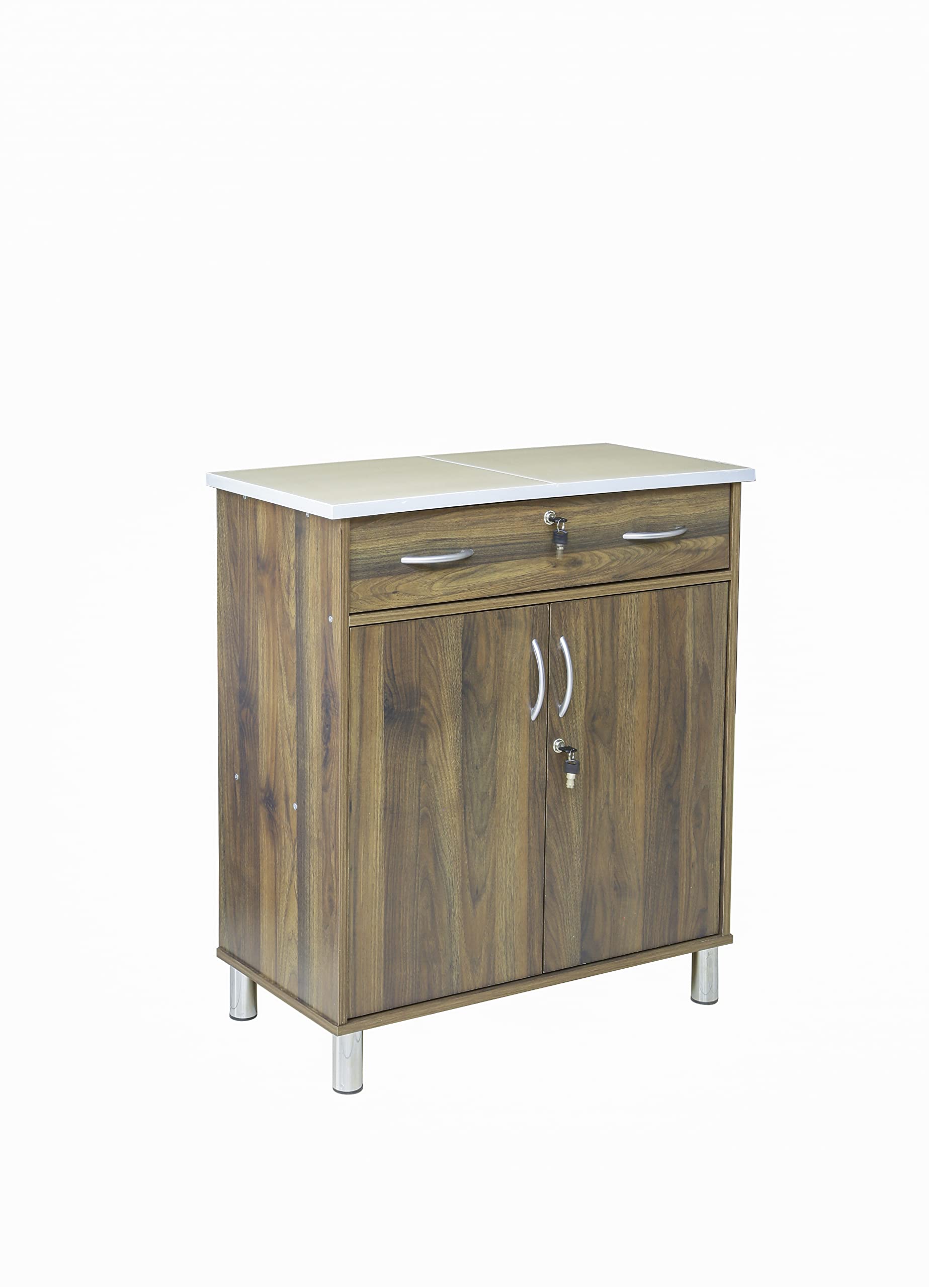 AFT-2105-KC-CW 2 door kitchen cabinet Columbia walnut