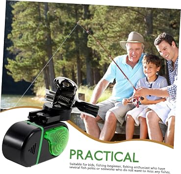 4PCS High Sensitivity Carp Fishing Bite Alarms with Loud Light Sound Alert Clips for Sea Rods Electronic Fishing Bell Indicator for Beginners and Enthusiasts Black