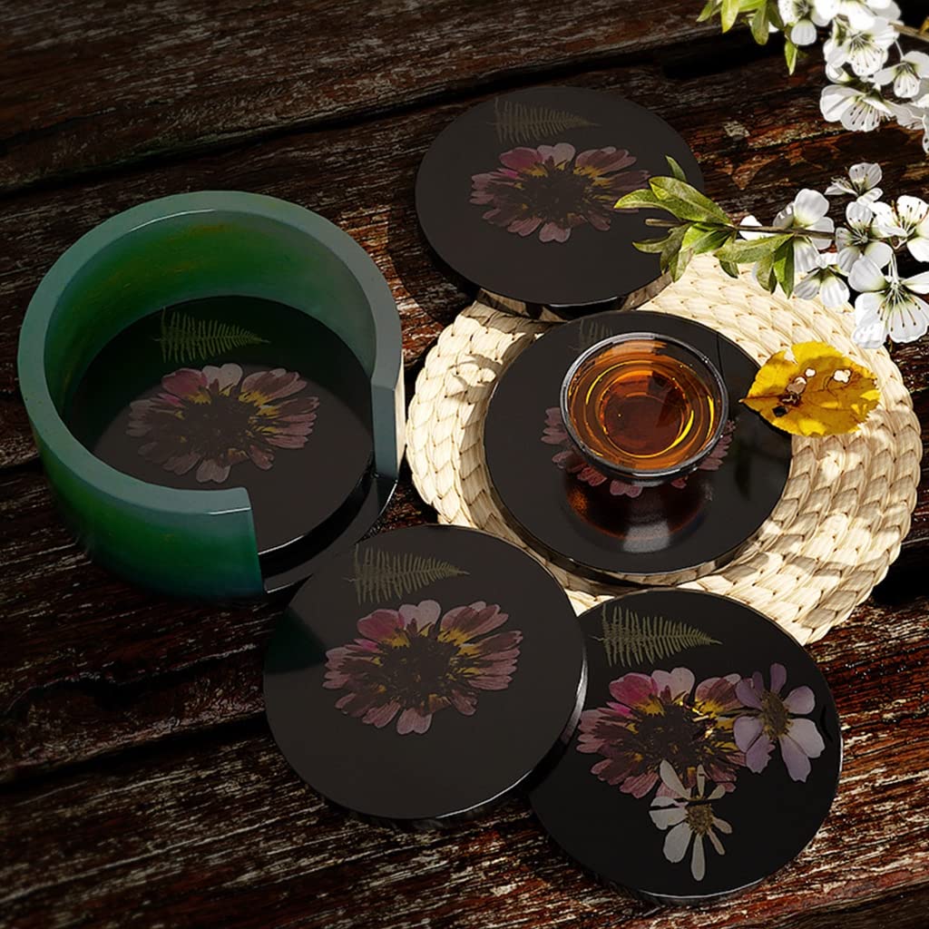 Set Stampi Silicone Per Sottobicchieri Resina - 24 Pezzi, Fai Da Te - Foto 10