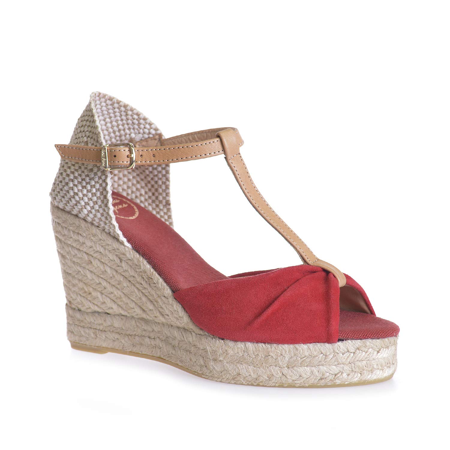 Toni Pons Women, Cala-A, Suede Pin Buckle Closure Wedge Espadrille