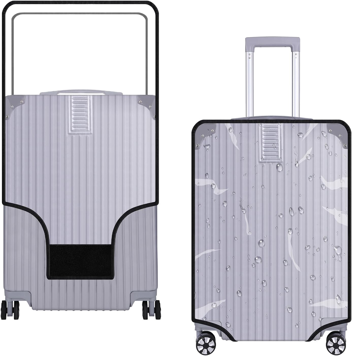 20" Clear luggage cover