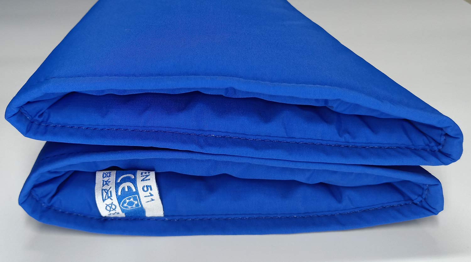 Inf-way - Guantes criogénicos largos de 4 tamaños, resistentes al agua, a baja temperatura, LN2, nitrógeno líquido, guantes de protección contra el frío (38 cm)