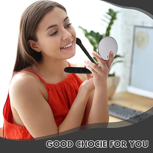 Miniatura 5 de Espejo de inspección telescópico, herramienta de espejo mecánico de 29 pulgadas con mango largo, espejo redondo extensible en un palo para técnicos,