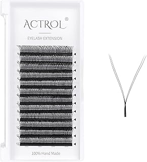 YY - Extensiones de pestañas negras rizadas C...