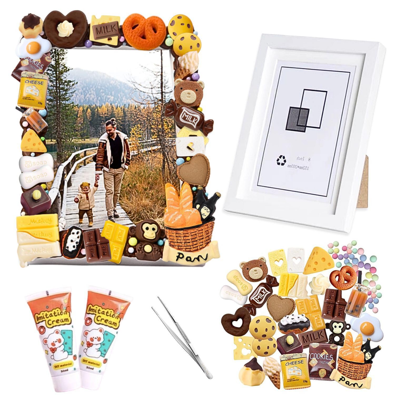 DOUXFUN DIY Picture Frame Kit - Arts and Craft Kits for kids Ages 6, 7, 8, 9, 10, 11, 12+ Teen Adult - Creative Art Toys Girls Boys Birthday Christmas