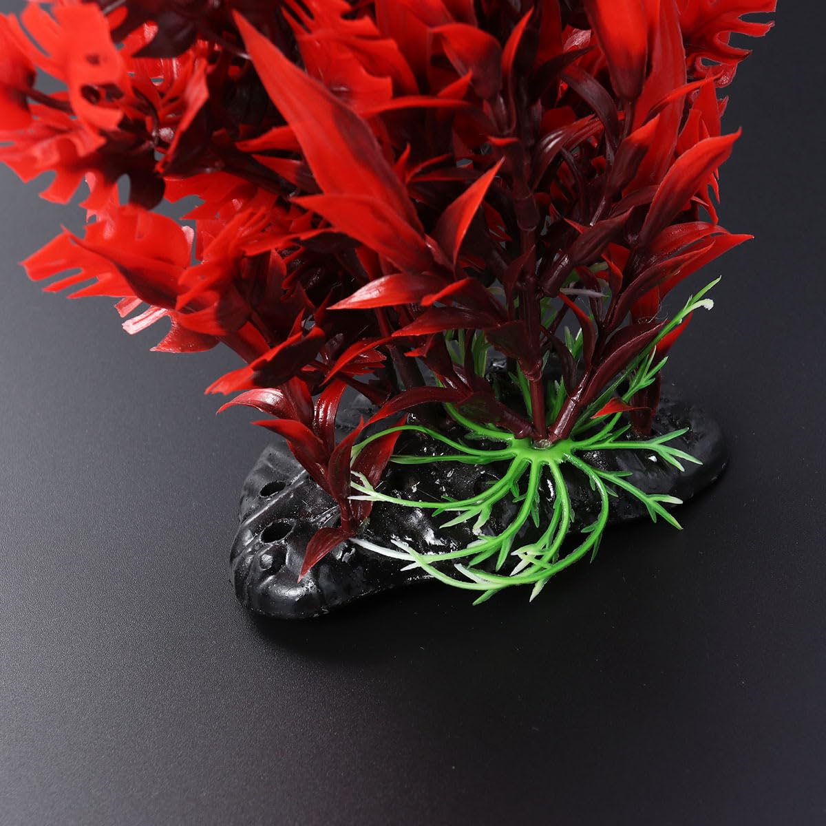 BESPORTBLE 40 cm Aquarium Pflanzen Künstlich: Rote Aquarium Pflanzen Plastik -Dekorationen Große Künstliche Wasser -Ornament