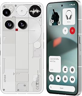 Nothing Phone (3), White (12GB, 256GB) | Snapdragon 8s Gen 4 | 50MP + 50MP + 50MP Rear Camera | 1.5K+ 120Hz AMOLED Flexible LTPS Display