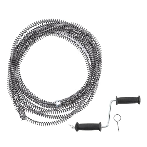 Drain Auger Cable 16mm (5/8") Heavy Duty Steel Spring Snake