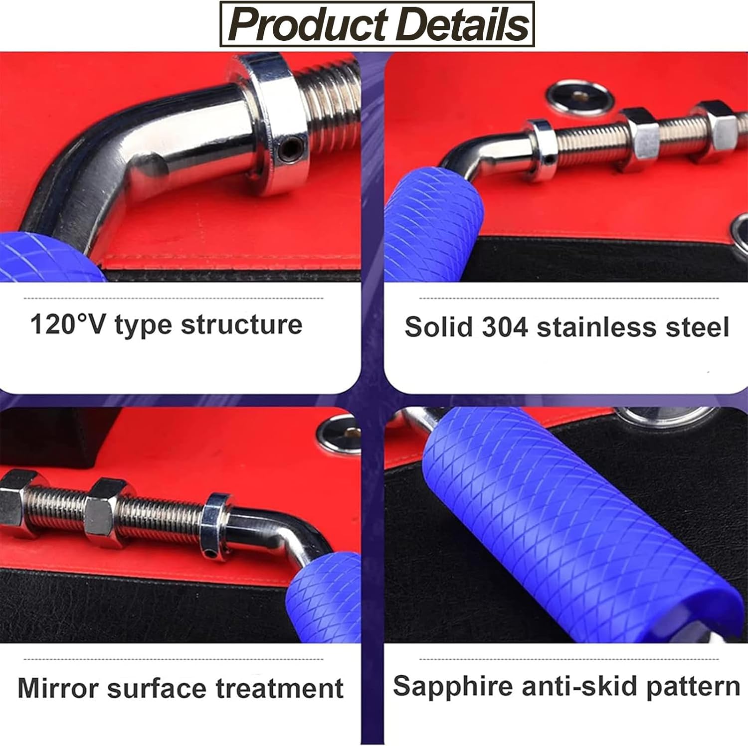 Arm Wrestling Exercise Handle, Wrist and Forearm Strength Trainer, Dumbbells Bar, Anti-Slip Diameter 5cm for Armwrestling Training