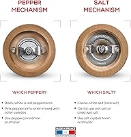 Vista 3 de Peugeot 30933 Bistro Antique Distressed Beechwood 4 inch Pepper Mill