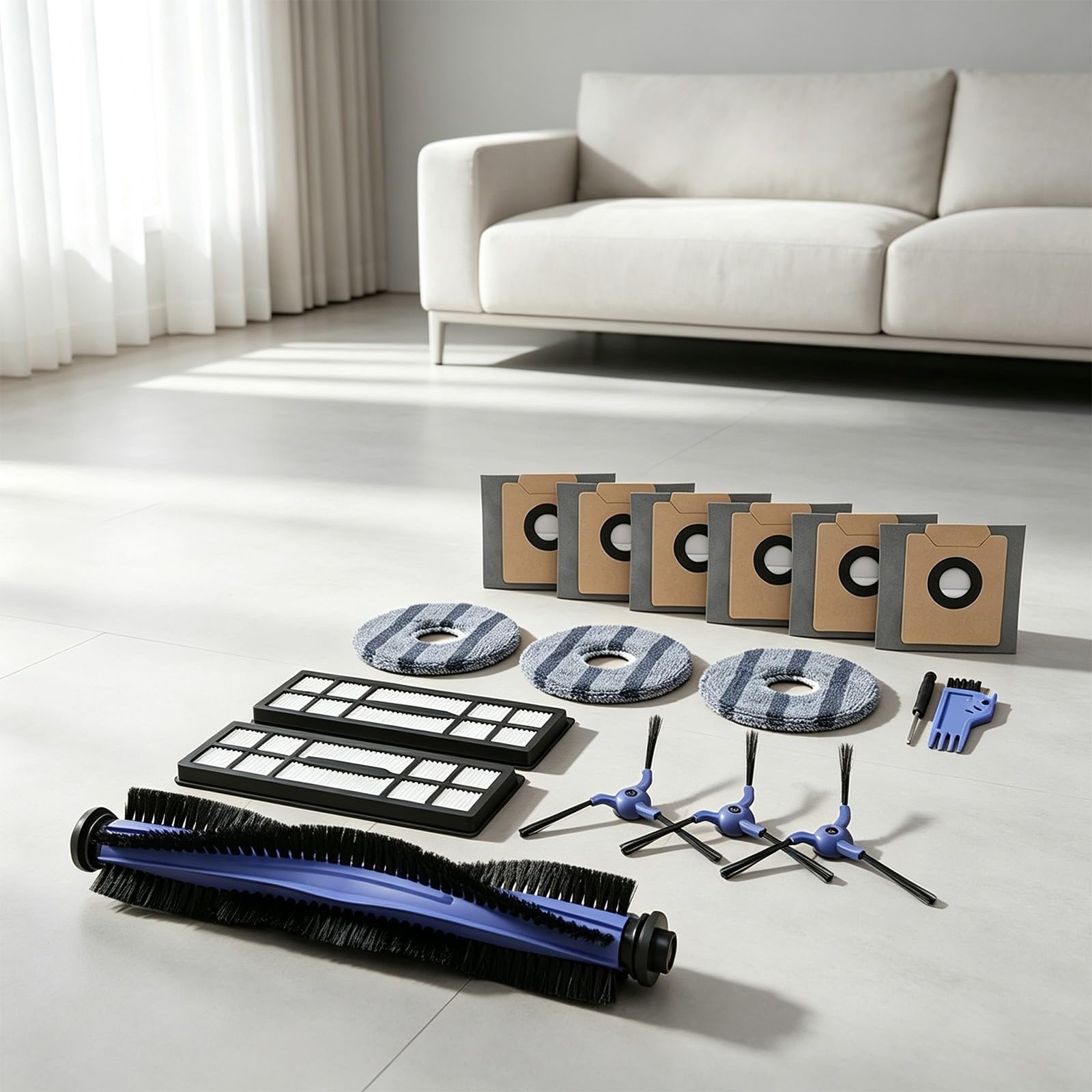 Kit Ricambio per eufy per x10 Pro per omni per spazzola Filtro Mop