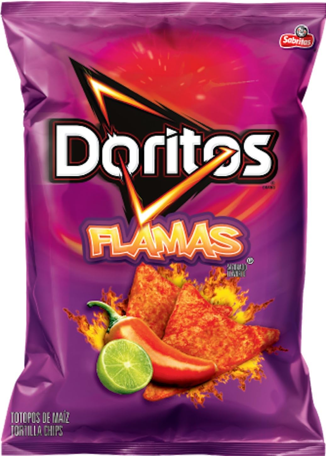 DoritosFlamas Flavored Tortilla Chips Net Wt 7.5 Oz (1)
