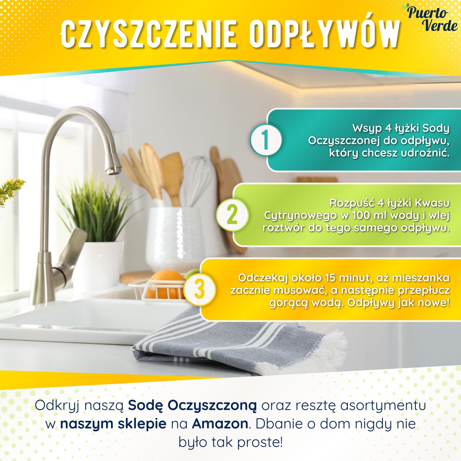 Kwas Cytrynowy Bezwodny 5 kg. Naturalne Czyszczenie Domu.