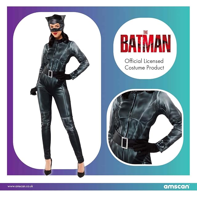 Foto 6 de 8 de Amscan - Costume Catwoman, DC Universe, Gotham, carnaval, Halloween, fête à thème