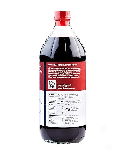 Miniatura 2 de TAHITI TRADER Concentrado de jugo de cereza tarta listo para beber jugo de superalimento orgánico que promueve el apoyo inmunológico y la salud