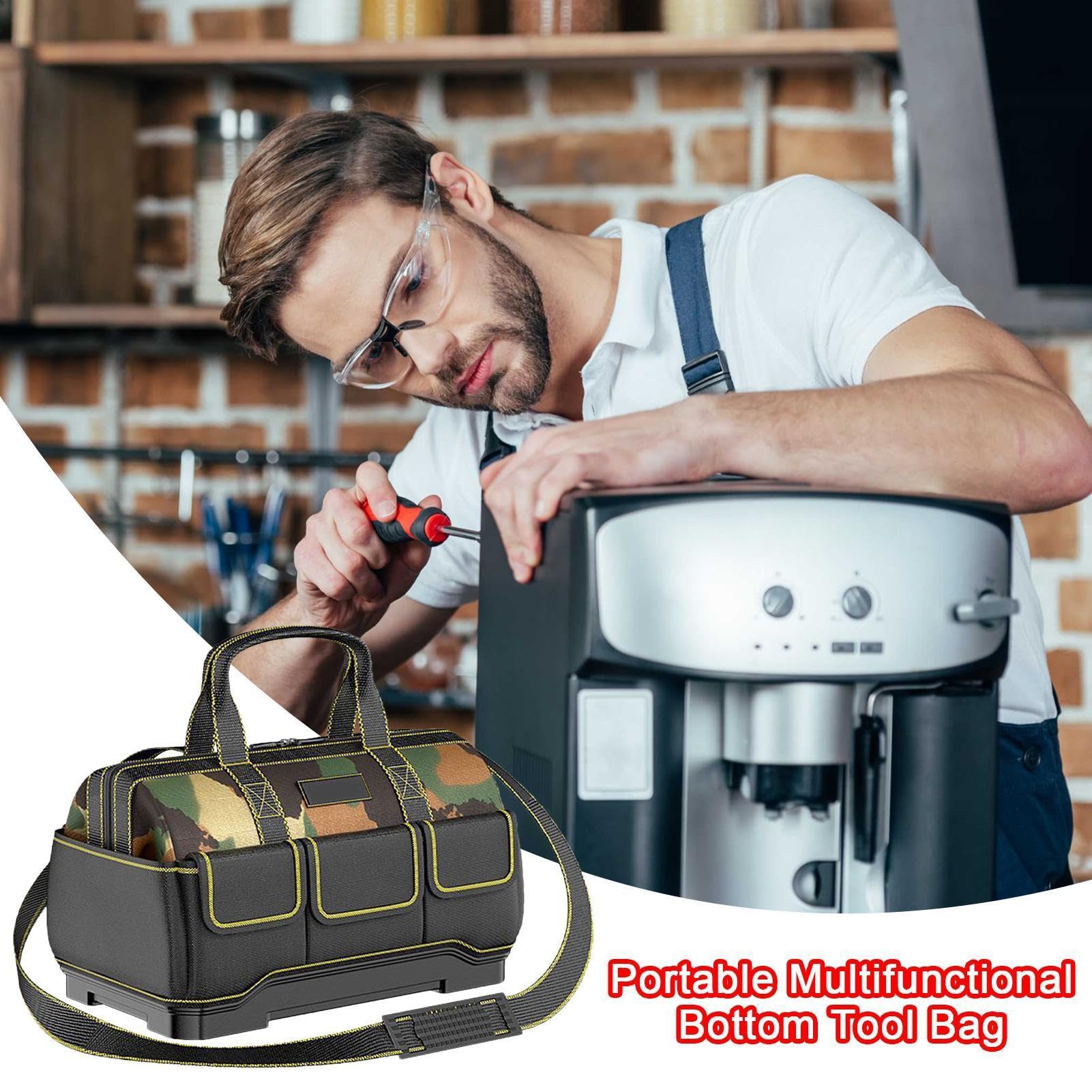 Bolsa De Herramientas Resistente Maletín Portátil Organizador De