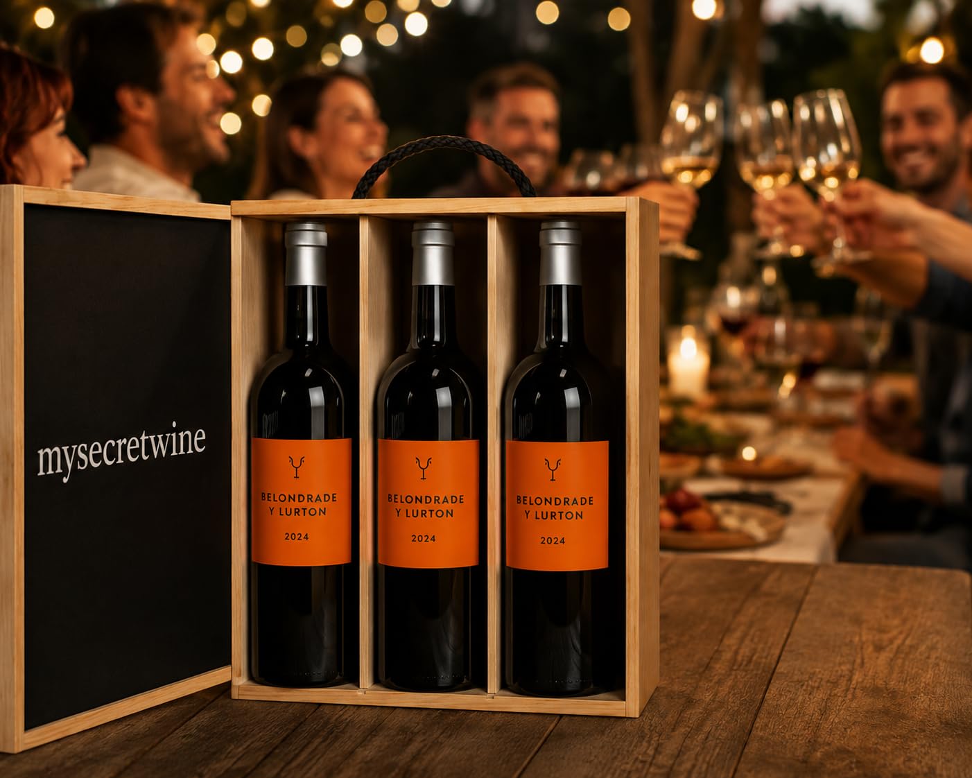 Belondrade y Lurton Verdejo D.O. Rueda – Pack 3 Botellas 75 cl con Caja de Madera Regalo | Vino Blanco Premium de Castilla y León | Edición Gourmet para Regalar y Compartir -MYSECRETWINE-