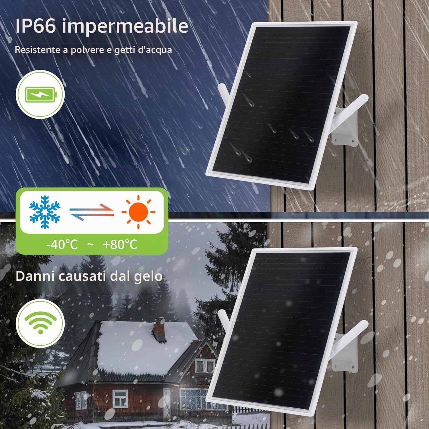 Router Solare 4G LTE Hotspot WiFi 2.4Ghz Punto di Accesso Wireless VSIM e Slot per Scheda SIM Batteria Integrata da 26000mAh IP66 Impermeabile per Esterni per Telecamera di Sicurezza