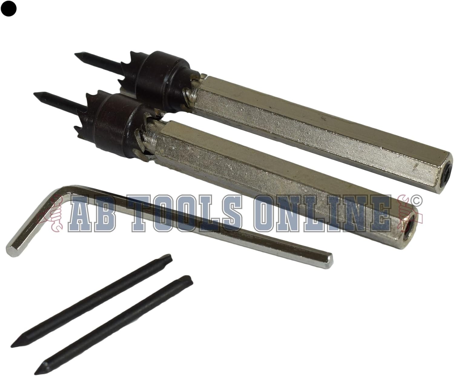 Spot Weld Drill Remover Cutter 8mm - 9.5mm Interchangeable Head 9pc Bergen