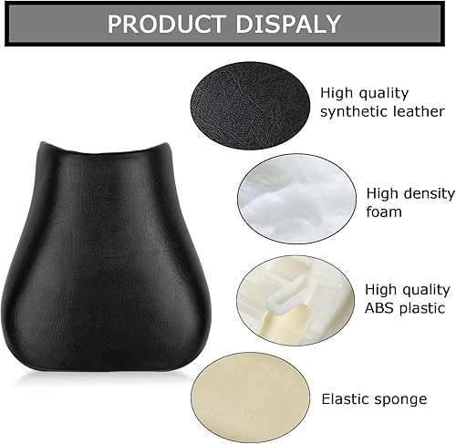 Miniatura 4 de PSLER Asiento de cojín delantero para GSXR1300 - Asiento rectangular para conductor de motocicleta para Hayabusa GSXR1300 1997-2007 (negro) Negro