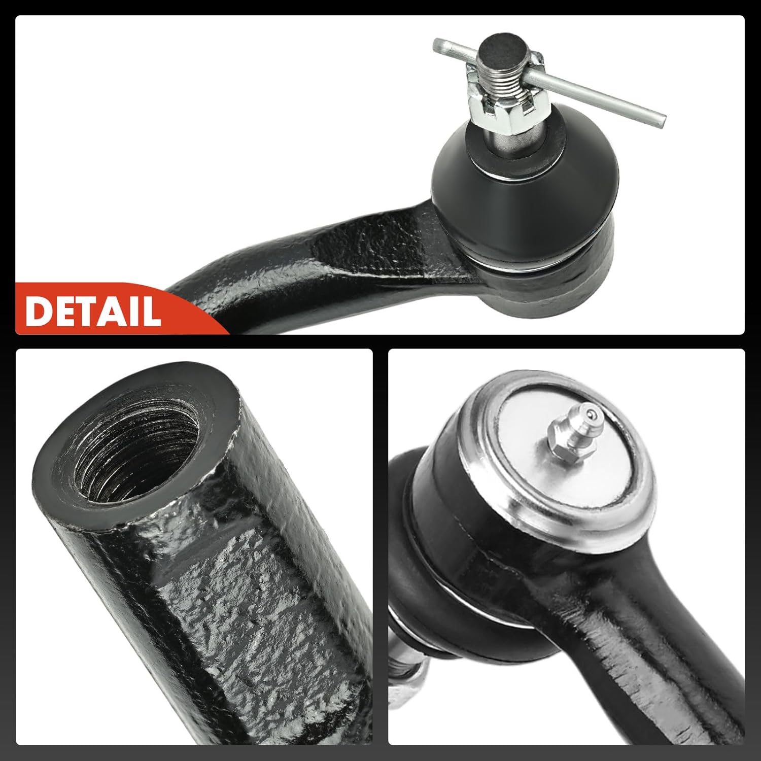 A-Premium 2 x Front Outer Tie Rod Ends, Compatible with Mazda 6 2009 2010 2011 2012 2013, Sedan