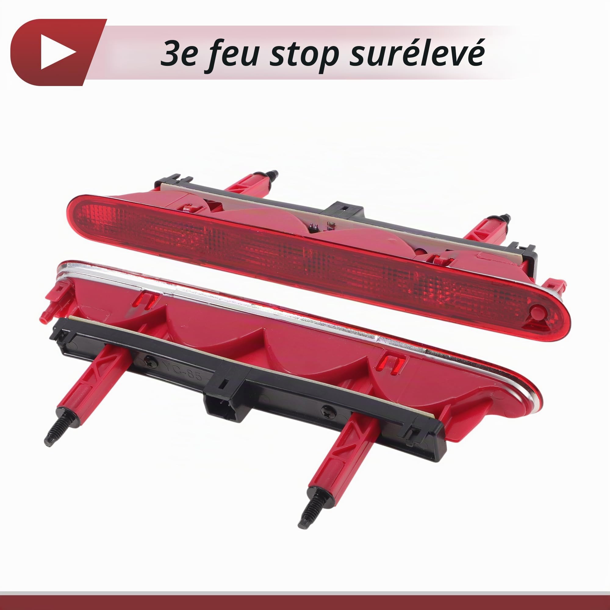 LED Troisième Feu Stop Pour Peugeot 307 Hatchback 2001-2008 No.6350P5 Rouge 5rd Feu Stop Arrière Centre Feu Stop Haute Niveau